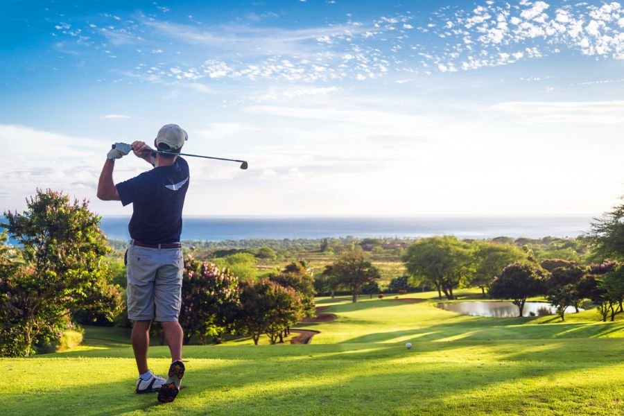 Golfer in Sri Lanka
