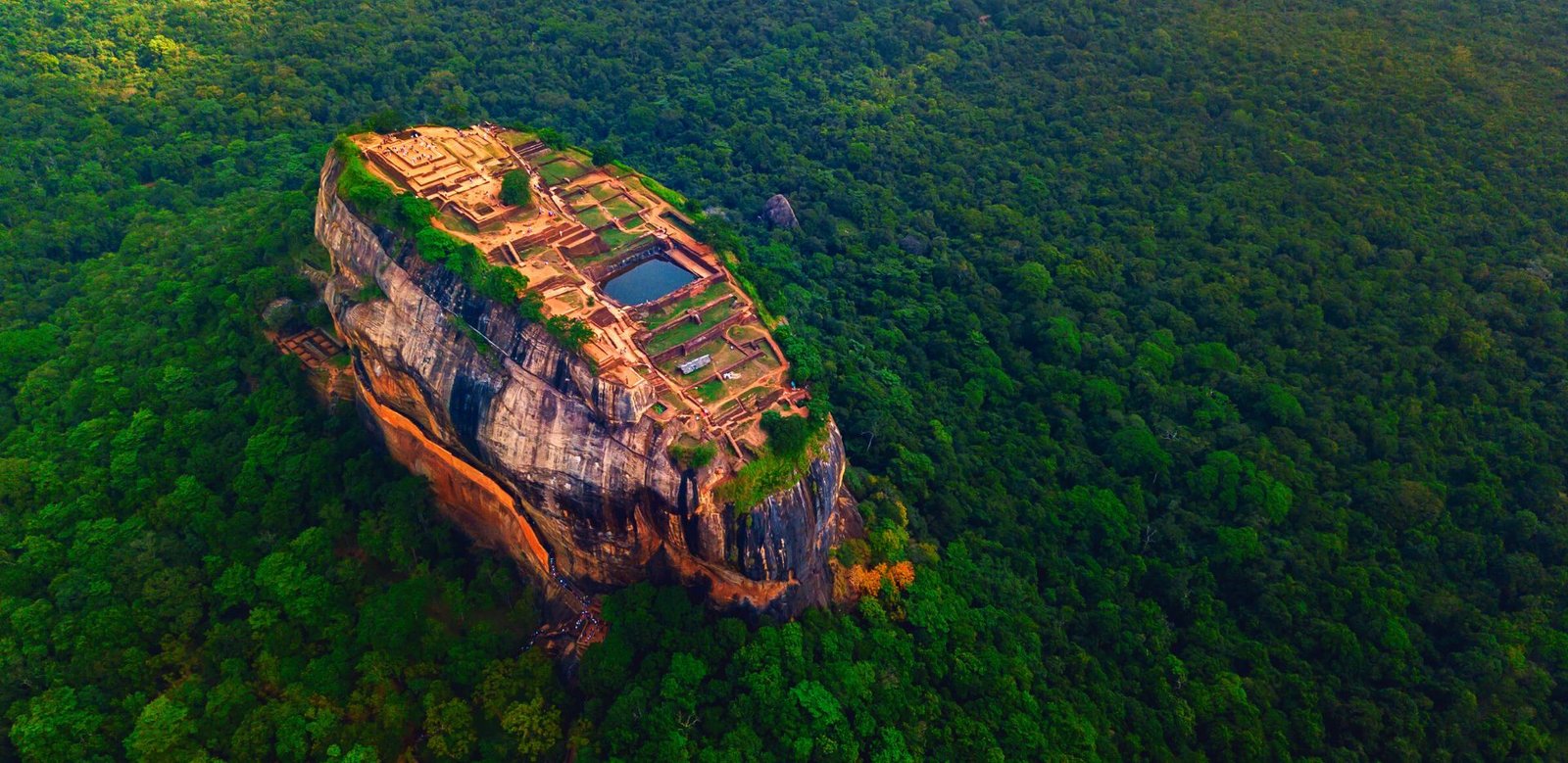 sigiriya aerial